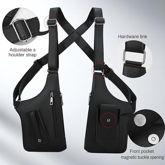 Double Shoulder Underarm Utility Bag