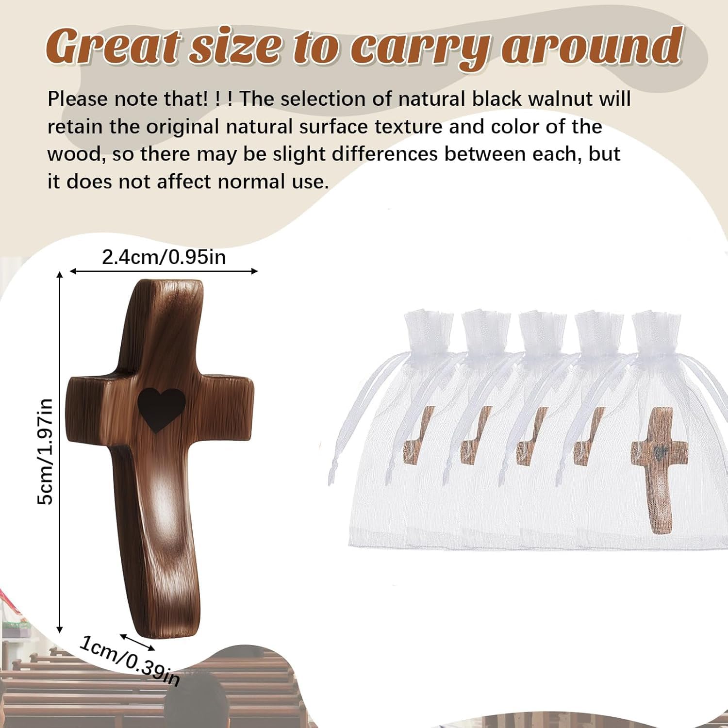 Pocket prayer crosses