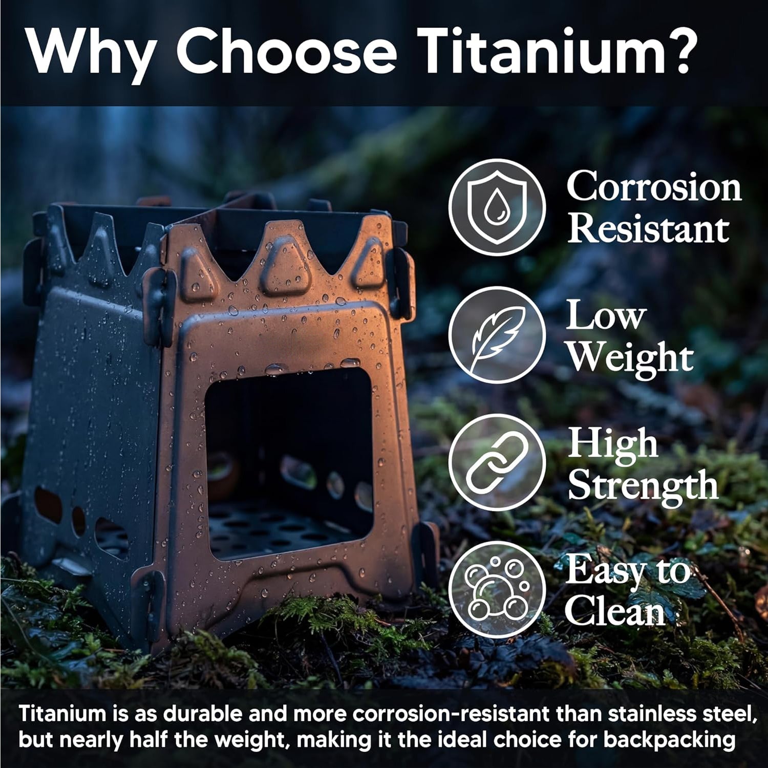 Vulcan Titanium Stove