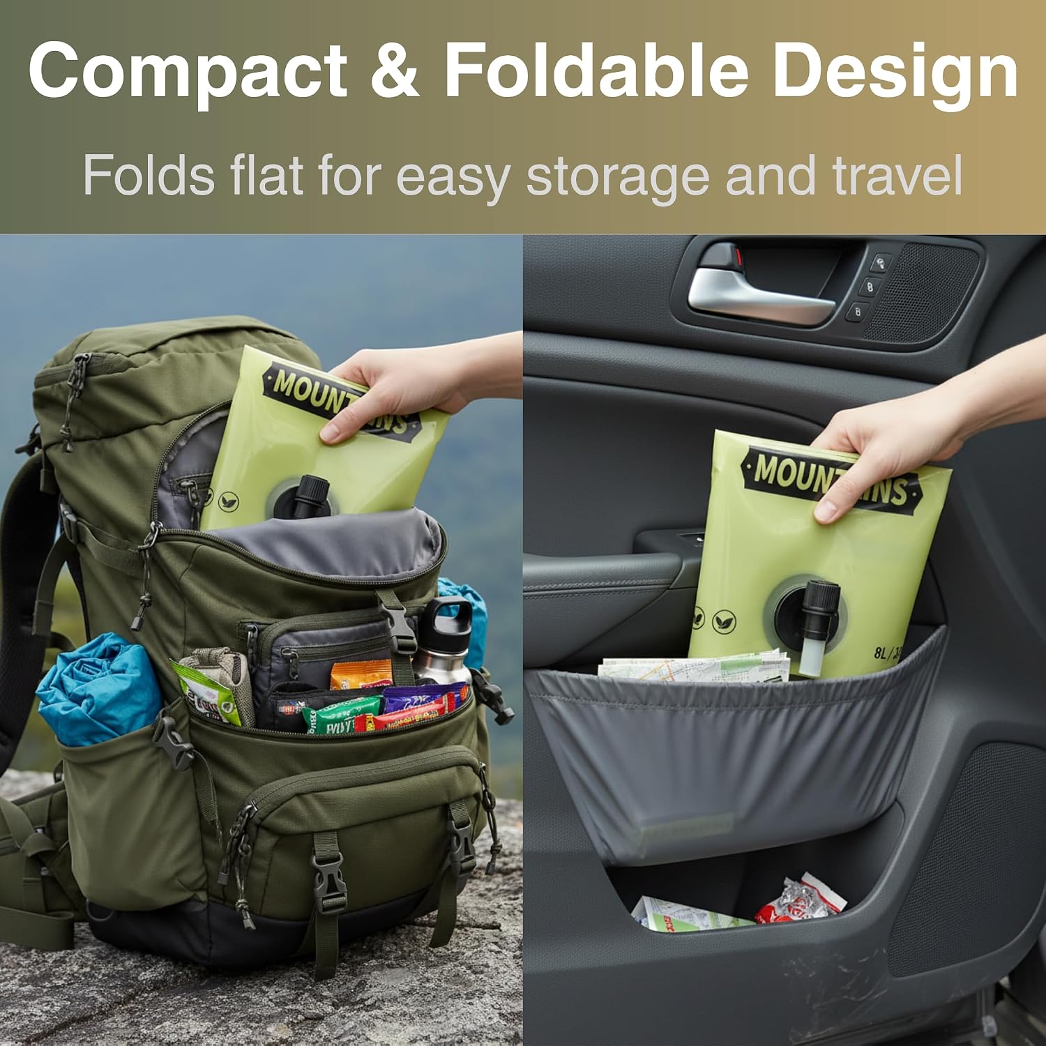 Collapsible Camping Water Container 8L