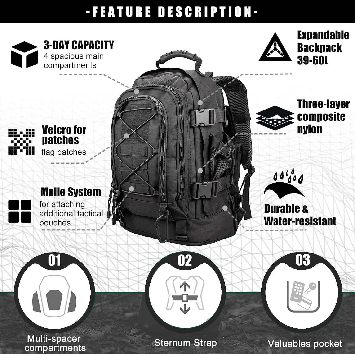 Ironback 64 Expedition pack