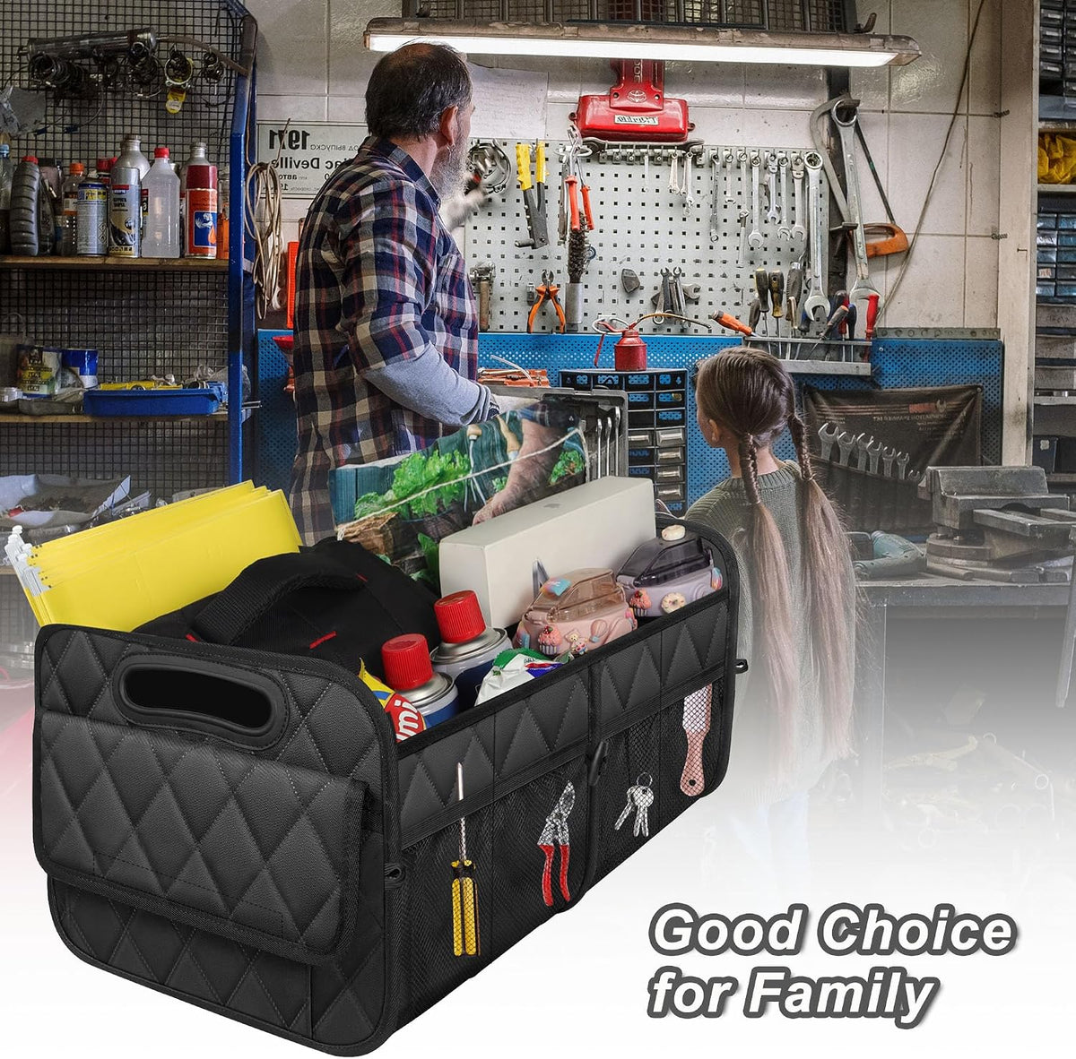 50L Waterproof Trunk Organizer