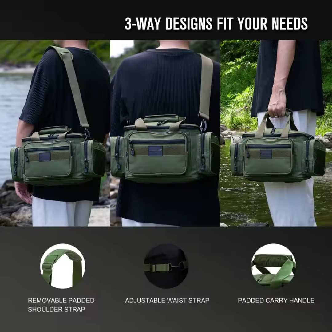 dinosaur fishing box Dino Fishing Tackle Bag – Dinosaurized: An Army Store