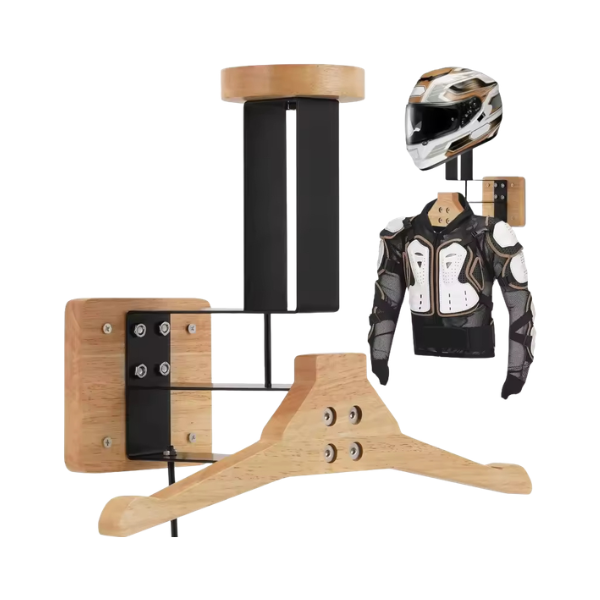 1x Wall-Mounted Gear Rack