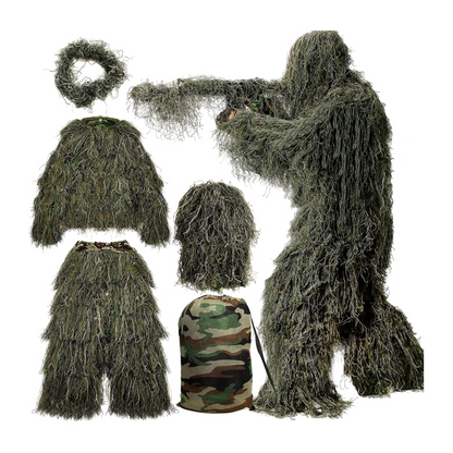 5-in-1 Ghillie Hunting Camouflage Suit