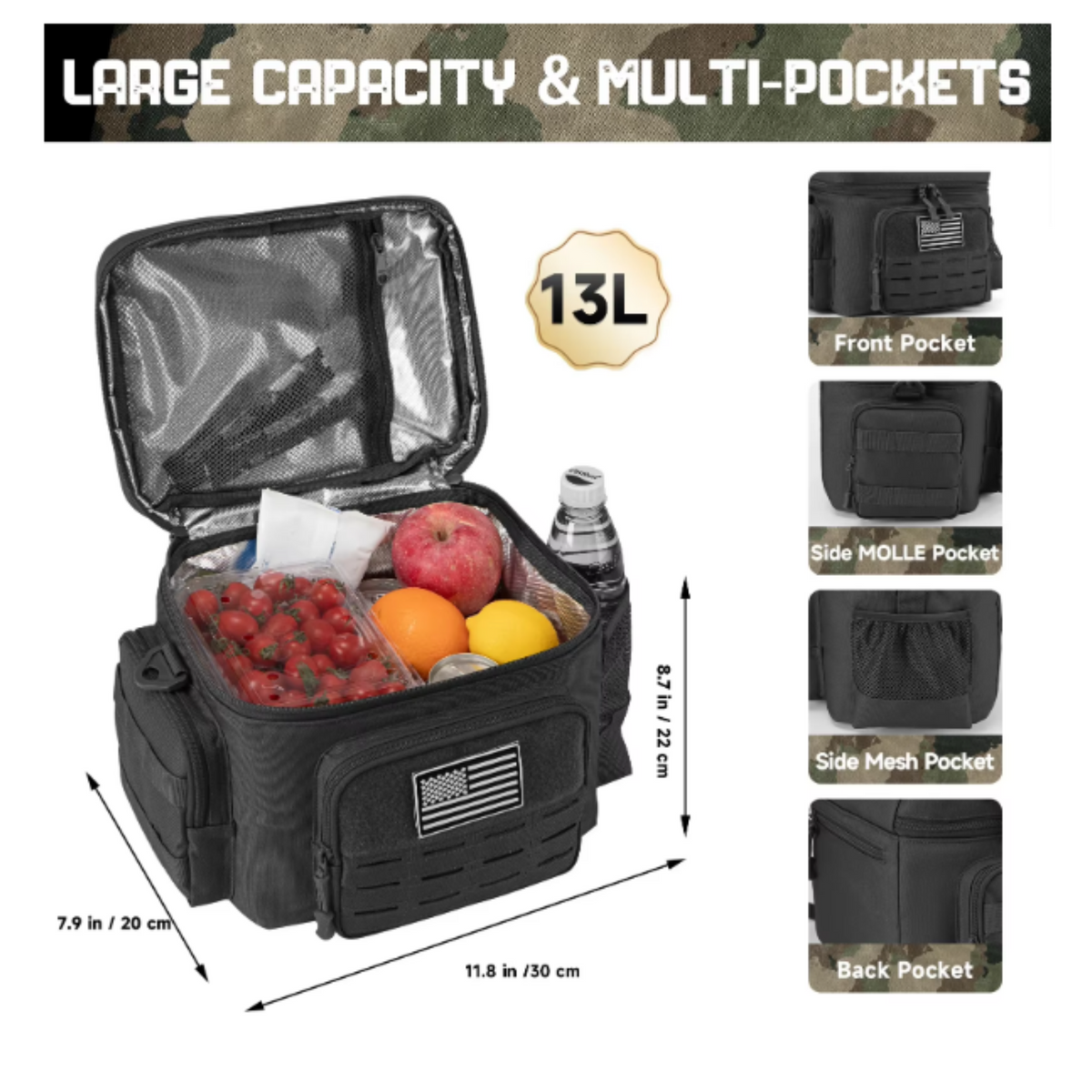 Tactical Lunch Bag 13L