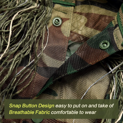 5-in-1 Ghillie Hunting Camouflage Suit