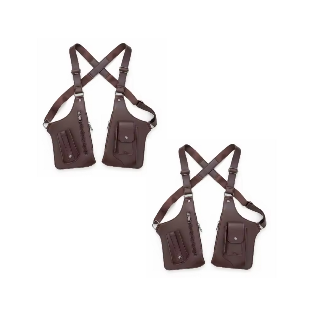 Double Shoulder Underarm Utility Bag