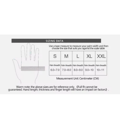 Full Finger Skeleton Grip Gloves