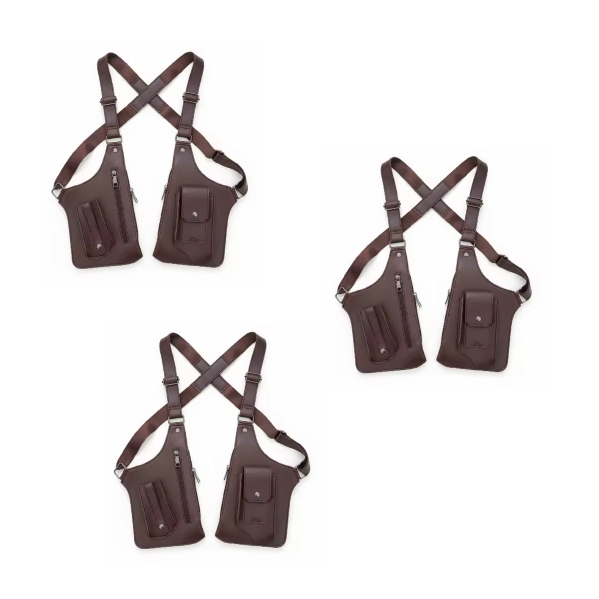 Double Shoulder Underarm Utility Bag