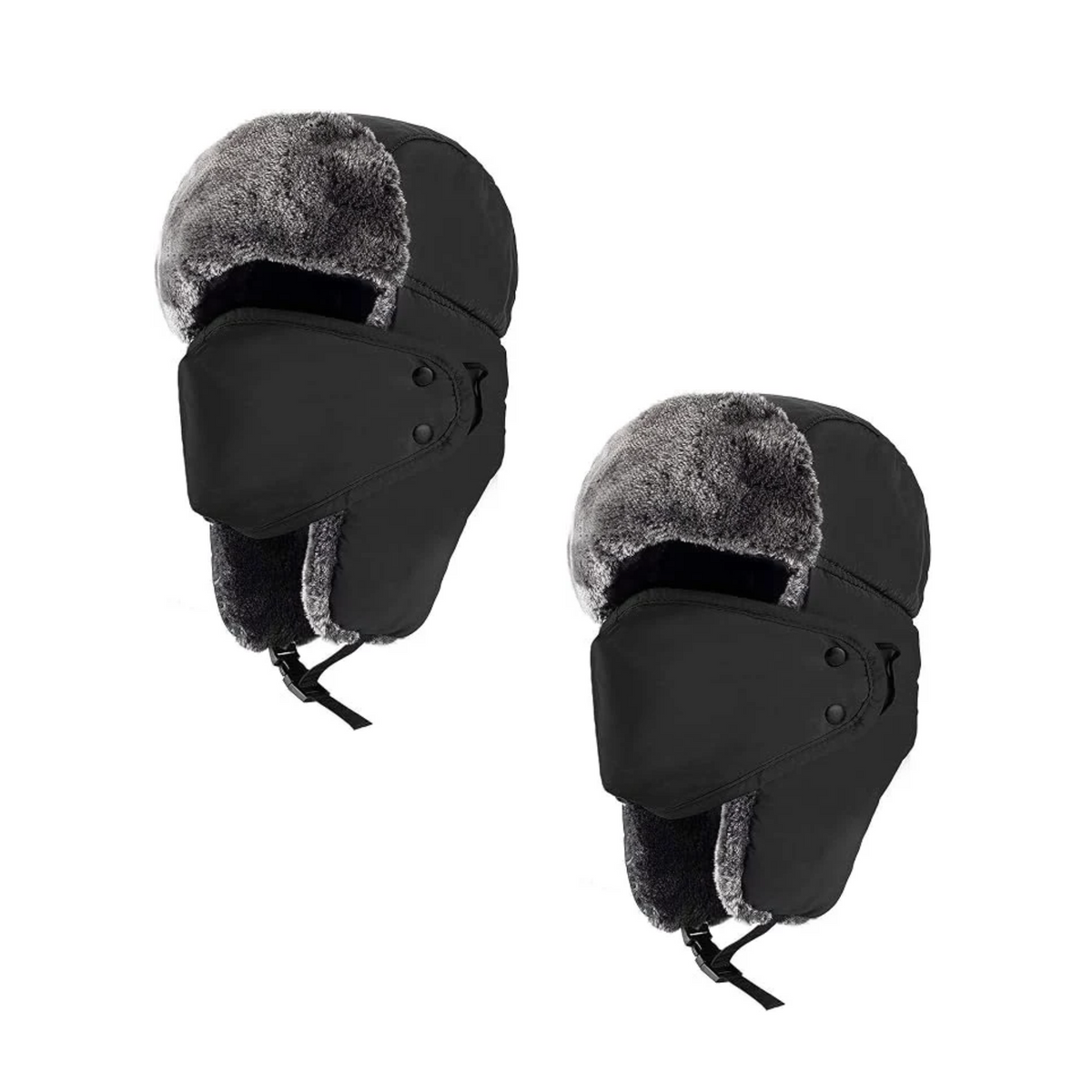Winter Trapper Hat With Windproof Mask
