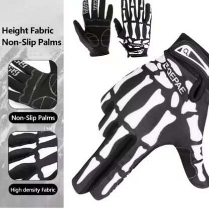 Full Finger Skeleton Grip Gloves