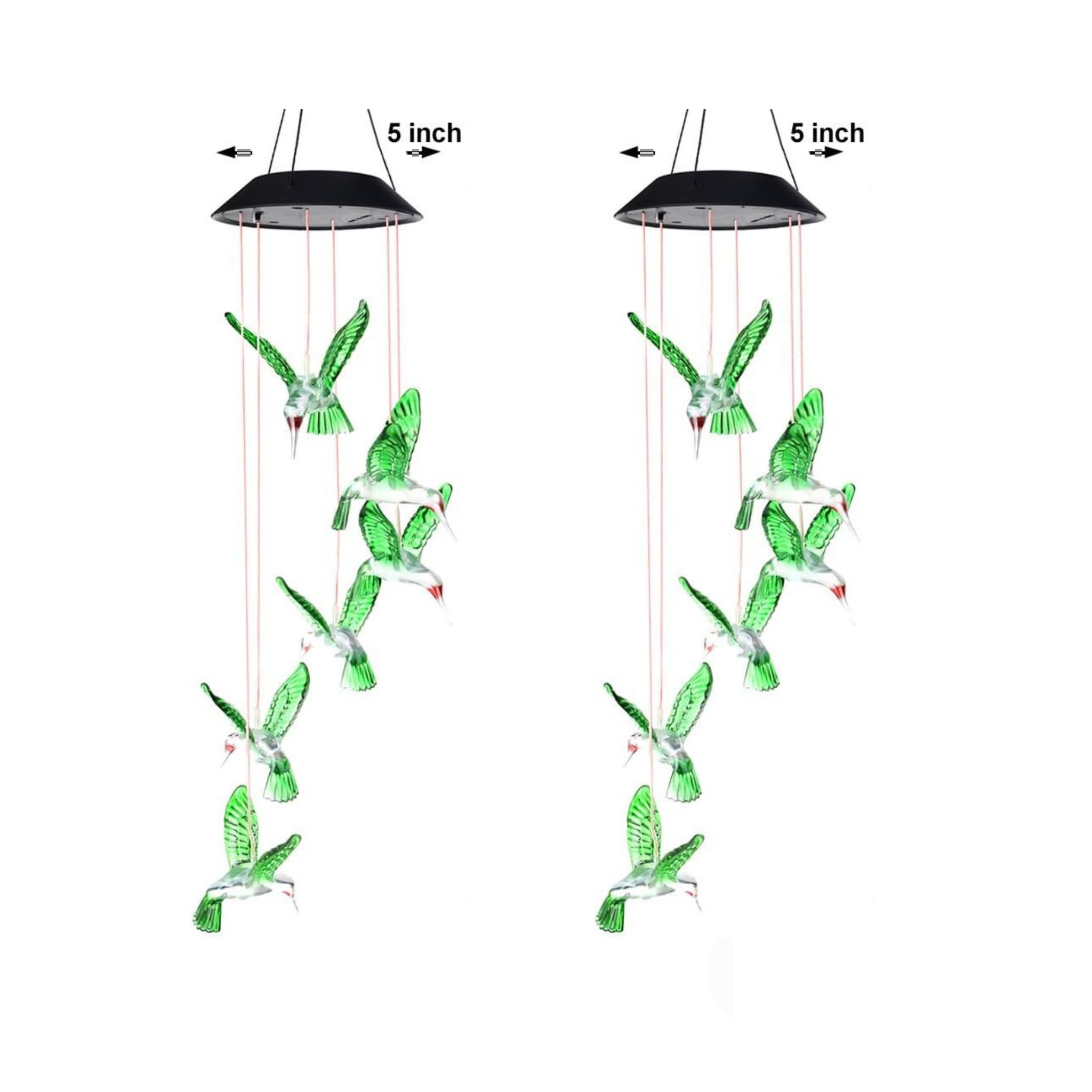 Hummingbird Solar Wind Chime