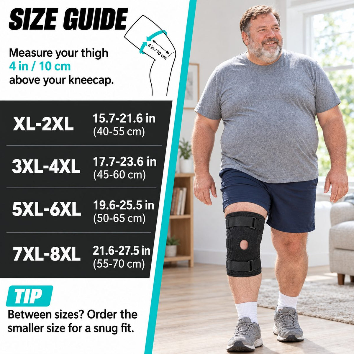 BigStride Plus-Size Knee Brace