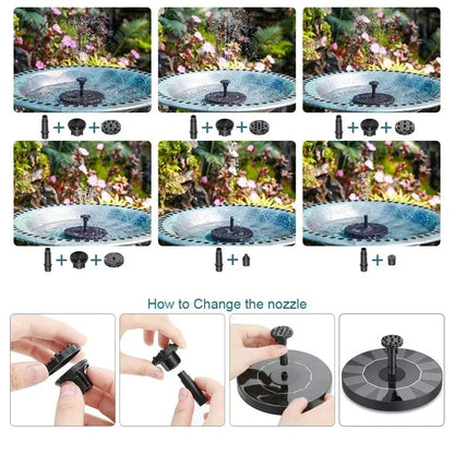 SunSpout Solar Bird Bath Fountain