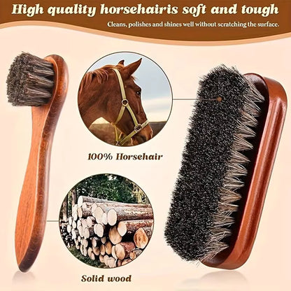 Horsehair Brush Leather