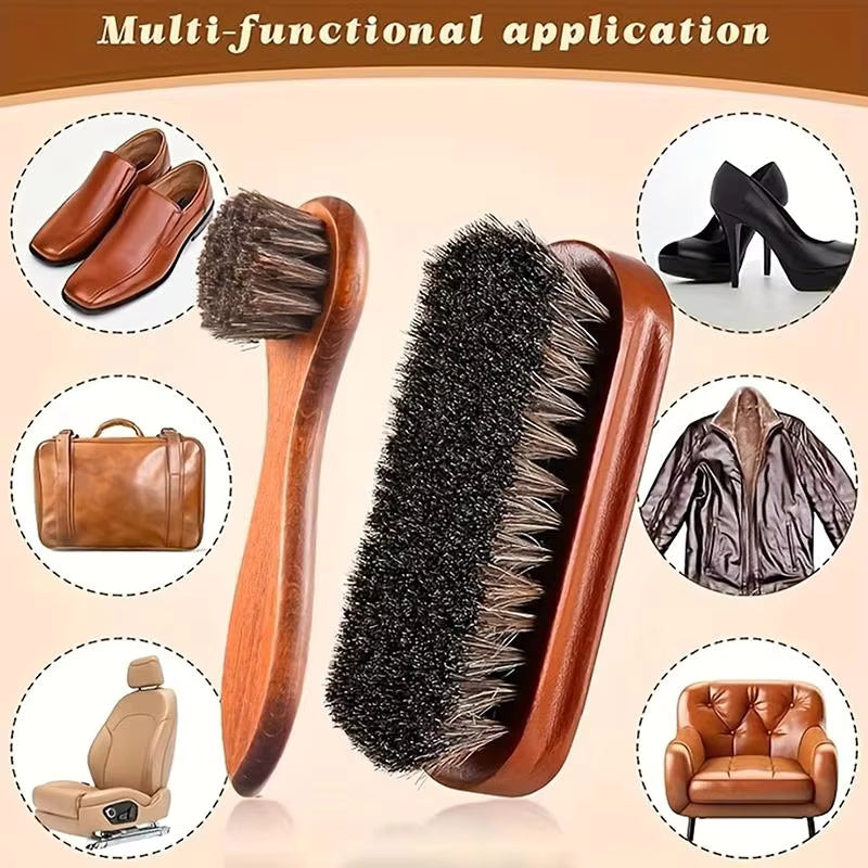 Horsehair Brush Leather