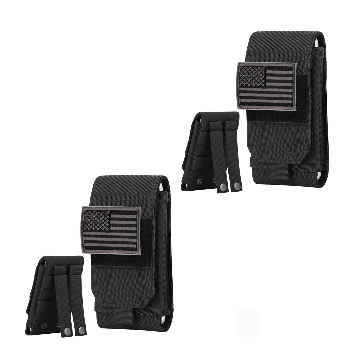 US Flag Molle Phone Holster