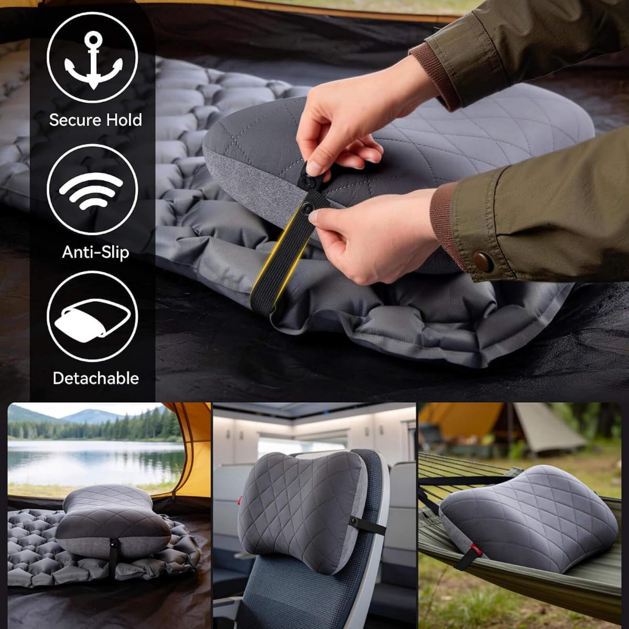 Inflatable Camping Pillow