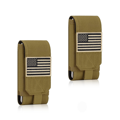 US Flag Molle Phone Holster