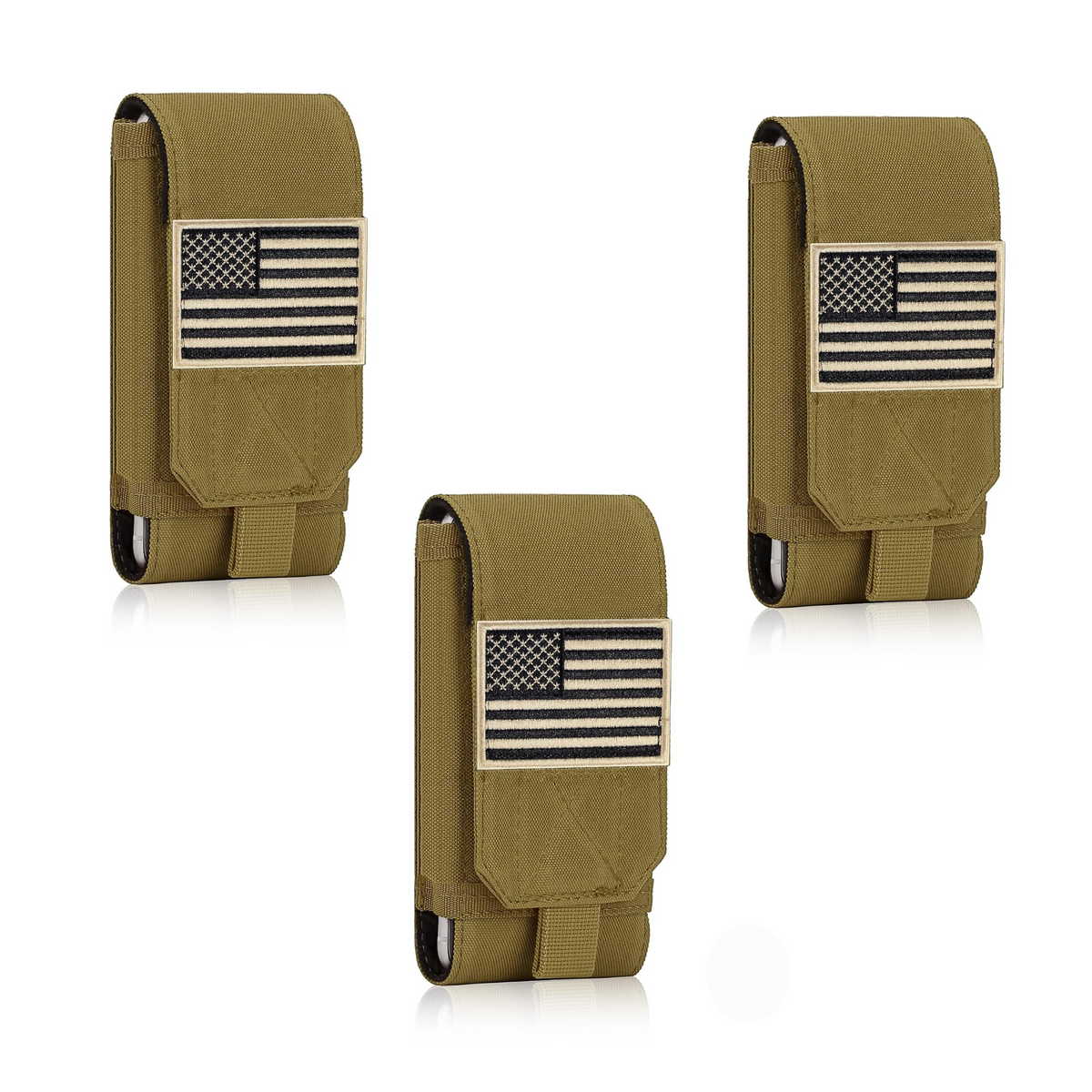US Flag Molle Phone Holster