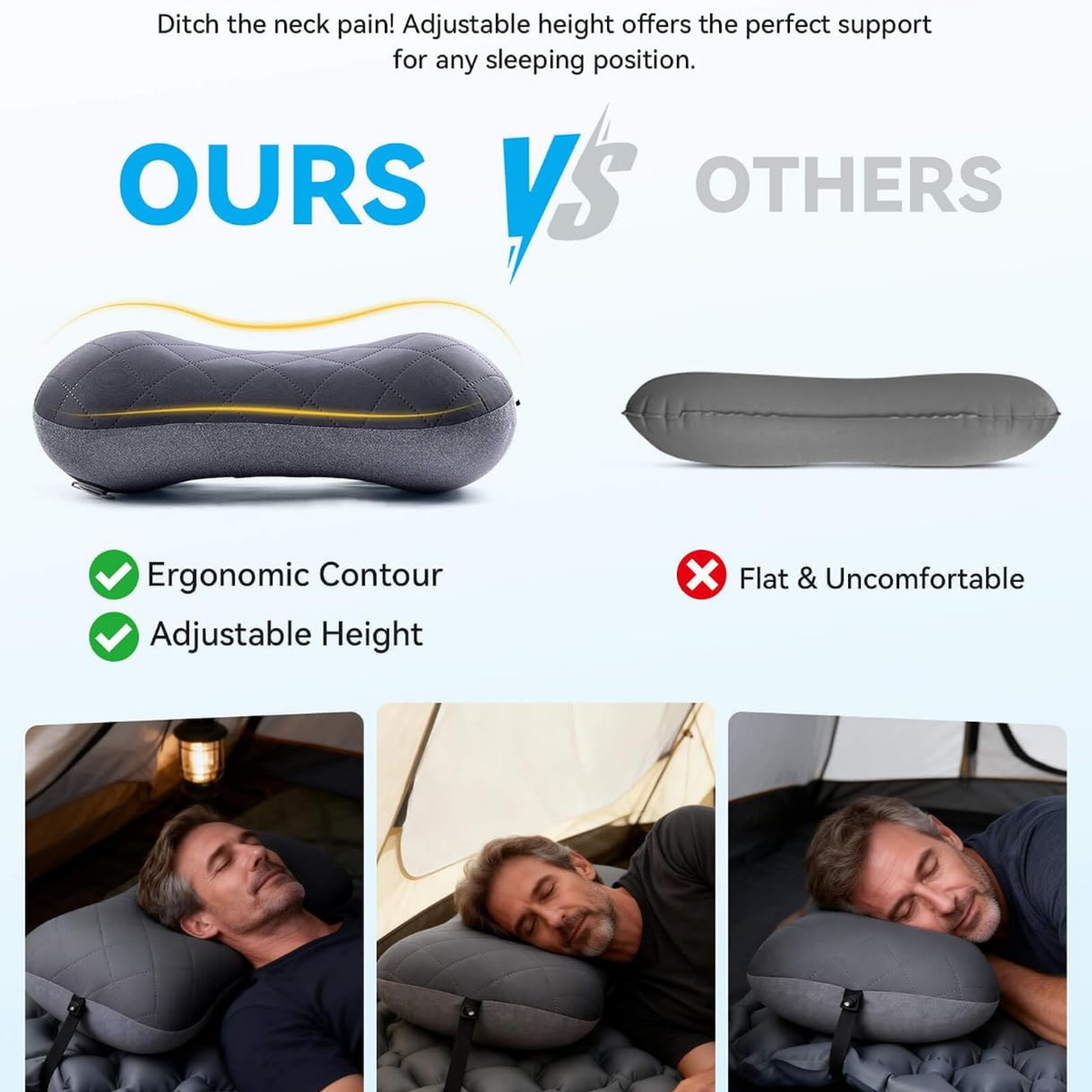 INFLATABLE CAMPING PILLOW