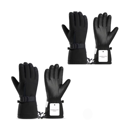 Waterproof Ski Gloves for Kids & Adults