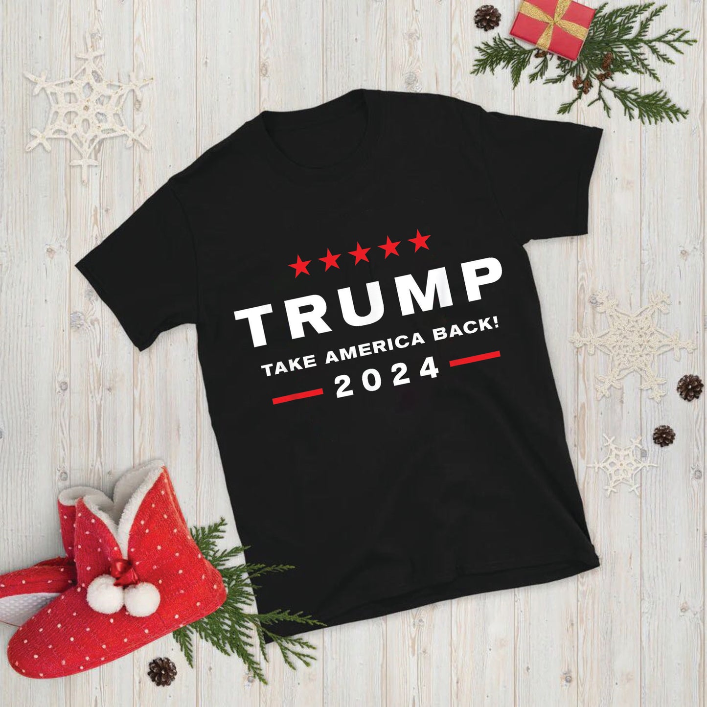 Trump 2024 TAKE AMERICA BACK! Unisex Short-Sleeve T-Shirt