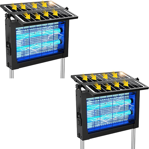 2 DINO Solar Bug Zappers