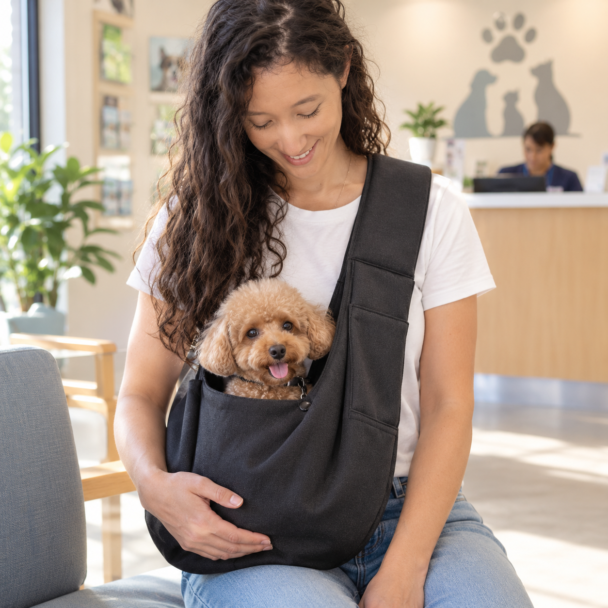 Dino Small Pet Sling Bag
