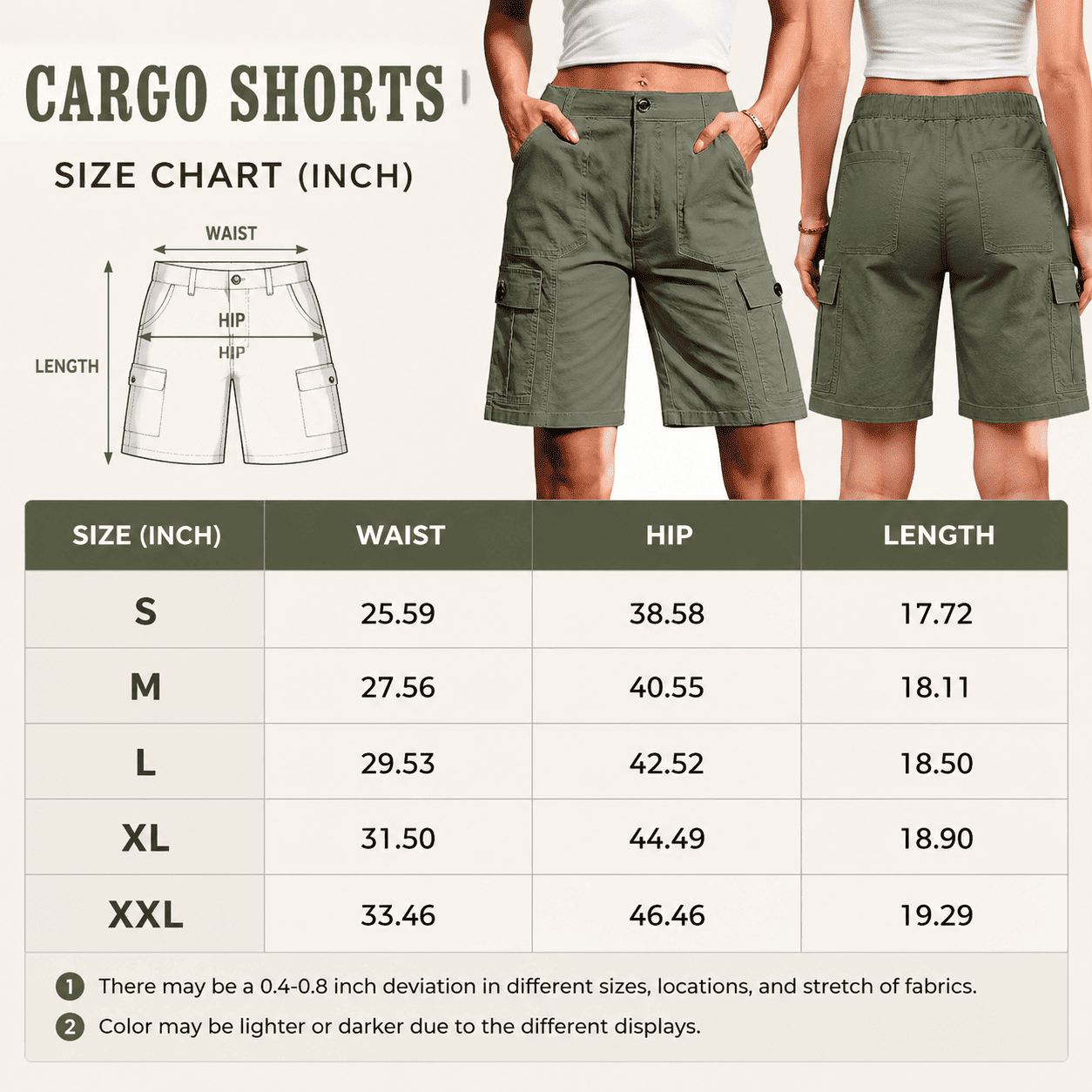 TRAILBLAZER WOMEN'S CARGO SHORTS