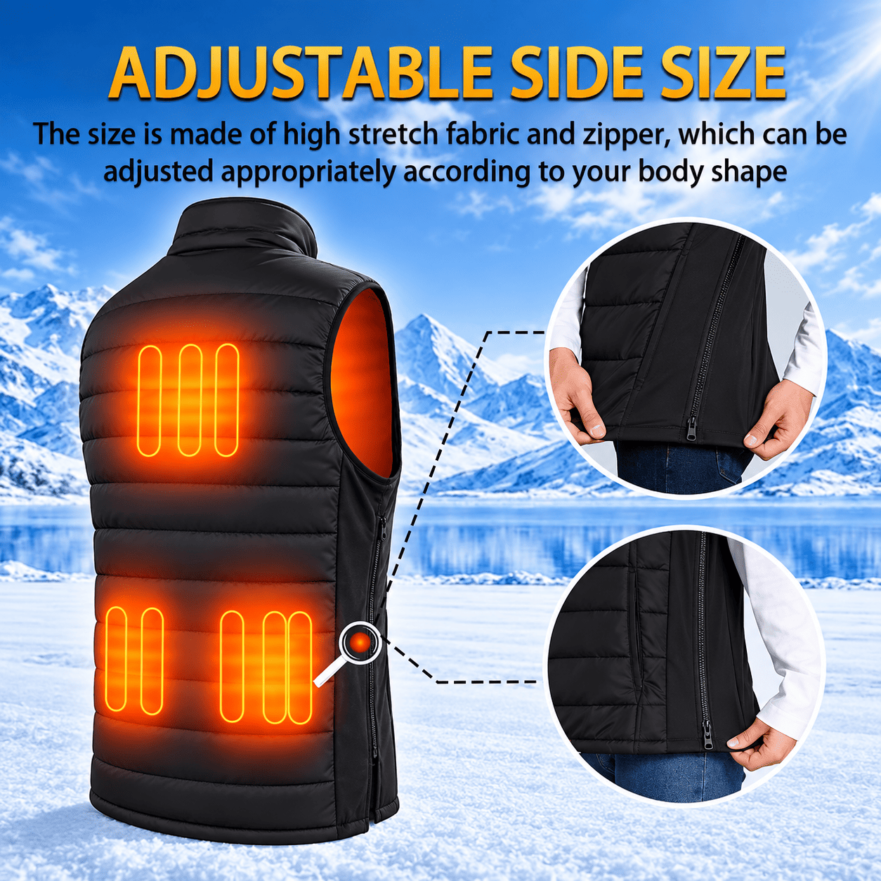 Furnace Heated Vest 9 heated zones
