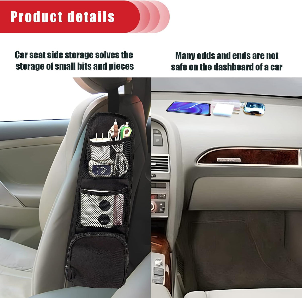 Dinos Car Seat Storage Hanging Bag