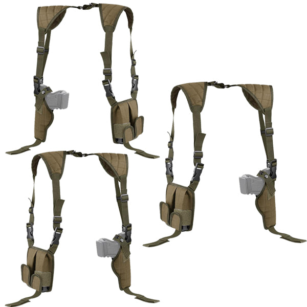 3 Baldman Shoulder Holsters - GG - H