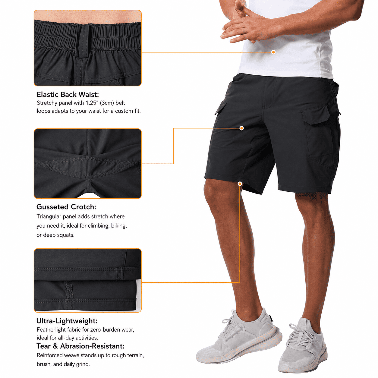 RANGER TACTICAL CARGO SHORTS