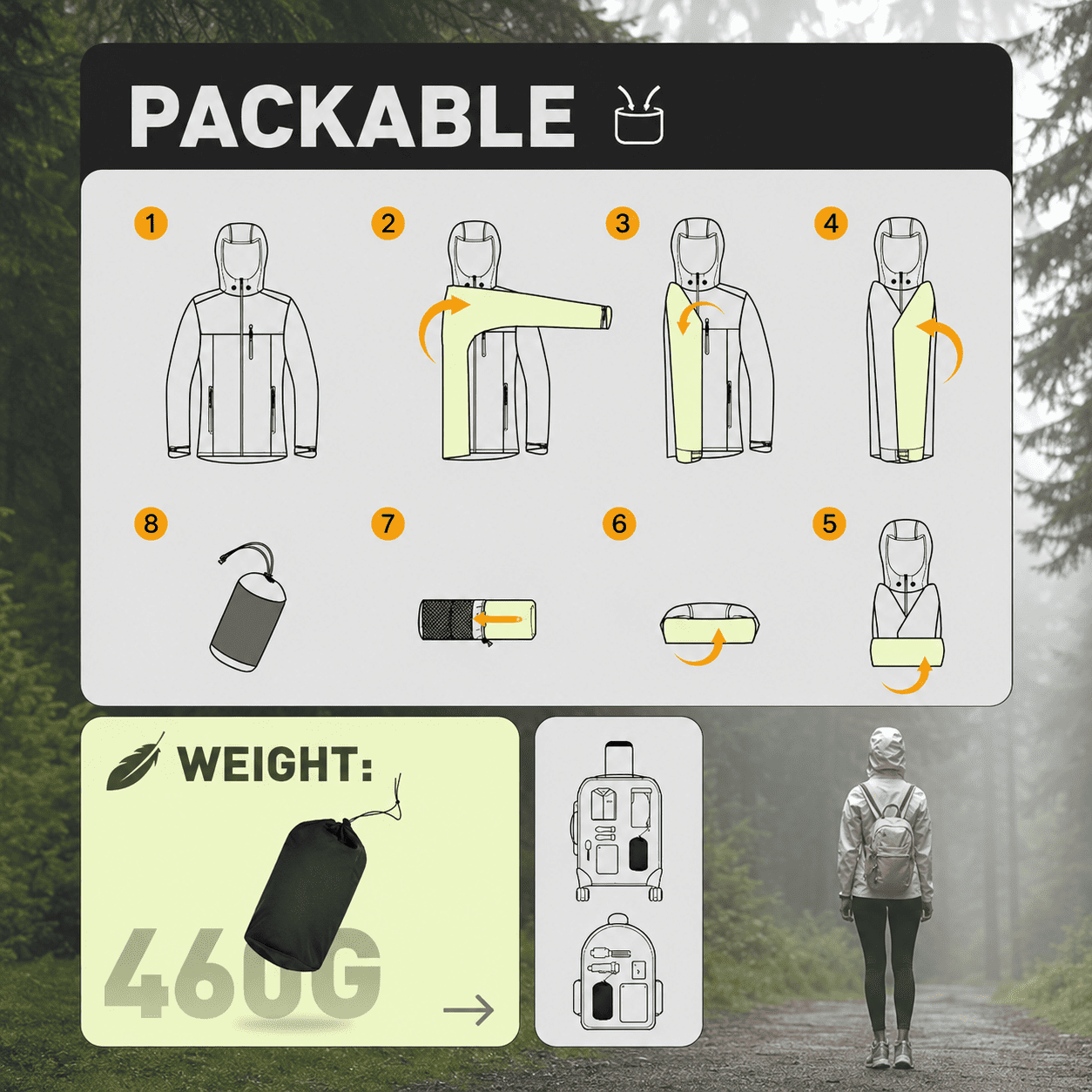 WOMEN'S CASCADE RAIN SHELL JACKET