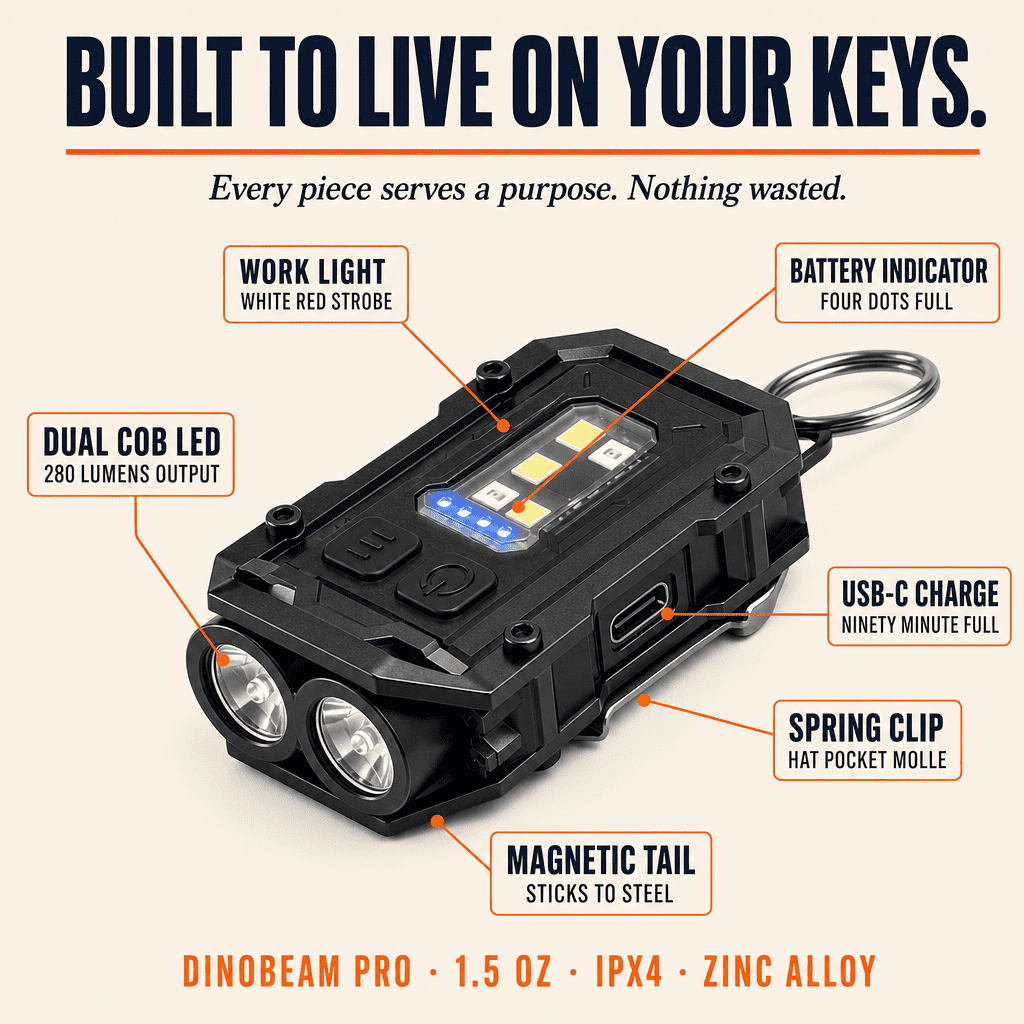Dinobeam pro flashlight