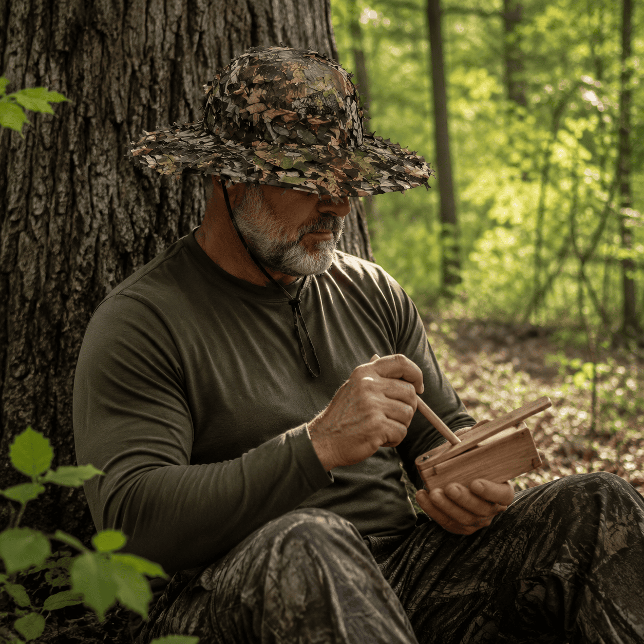 Predator 3d leafy boonie hat