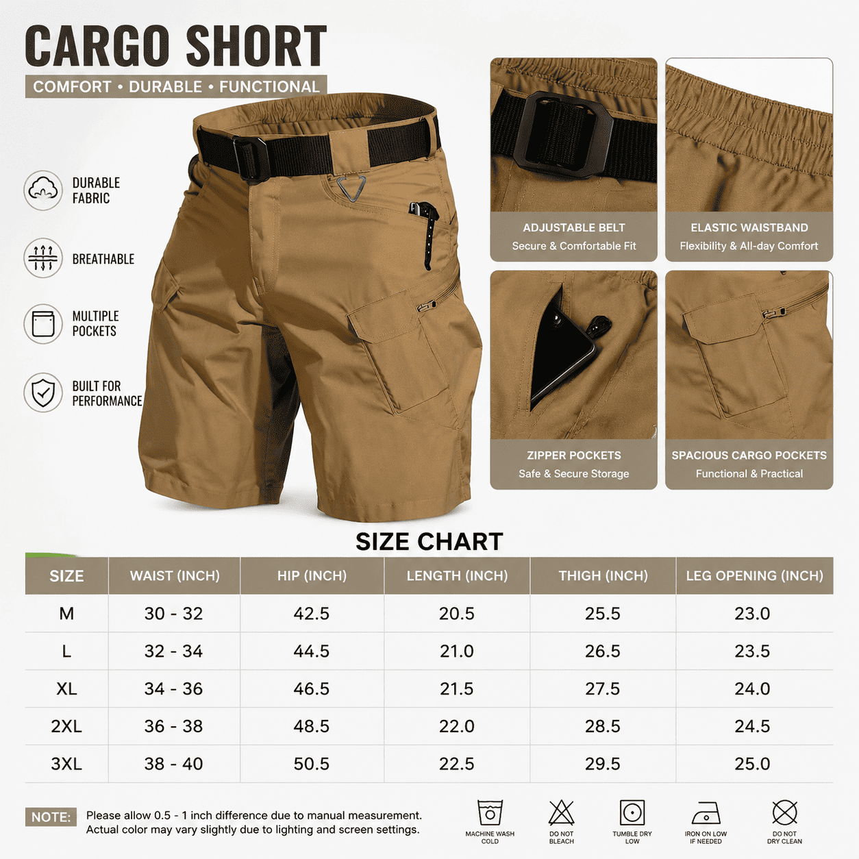RANGER TACTICAL CARGO SHORTS