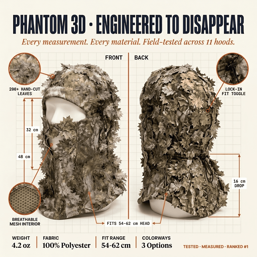 Phantom 3D Ghillie Hood