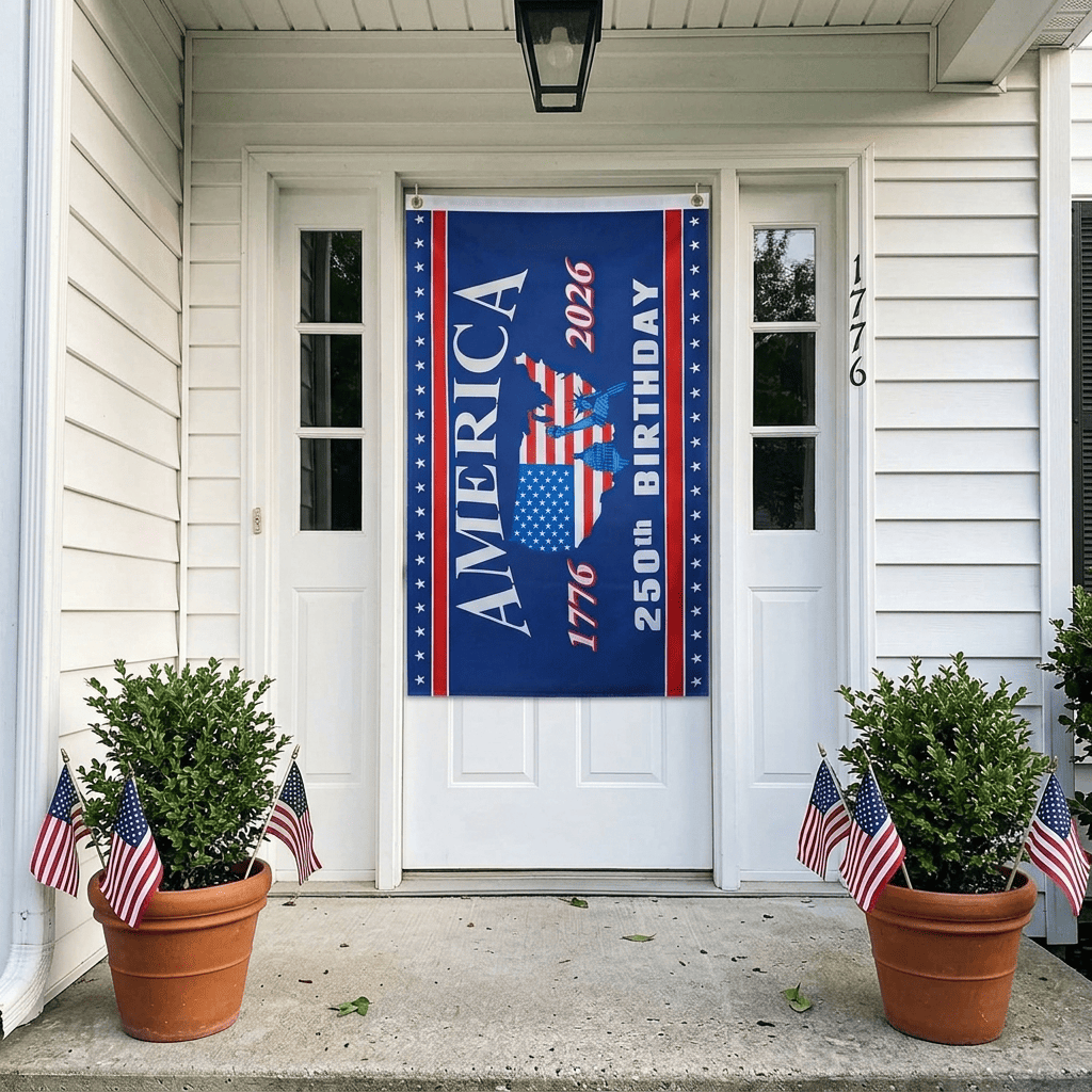 America 250th Birthday Flag