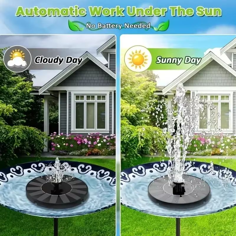 SunSpout Solar Bird Bath Fountain