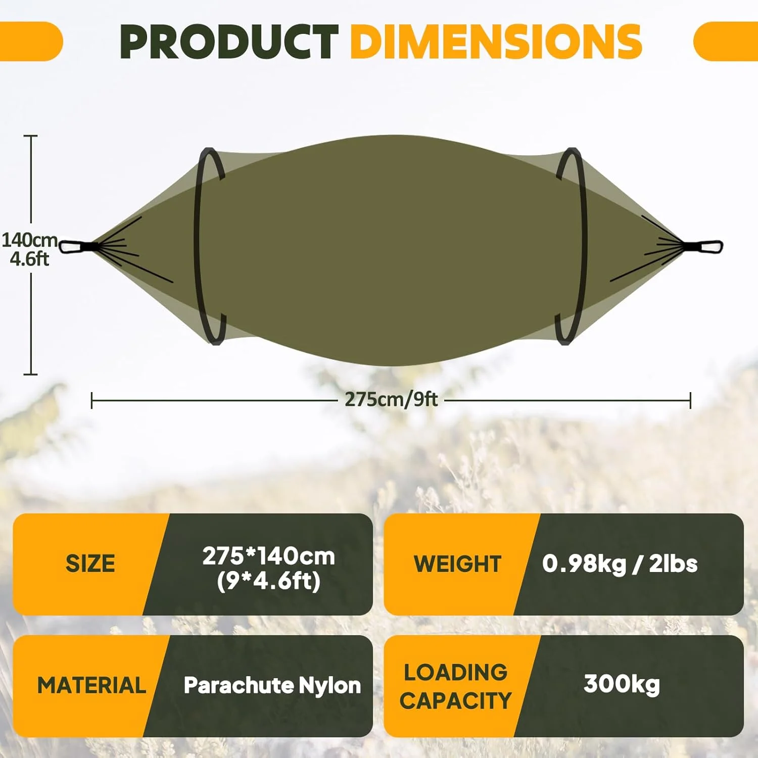 Dino Outdoor Camping Hammock