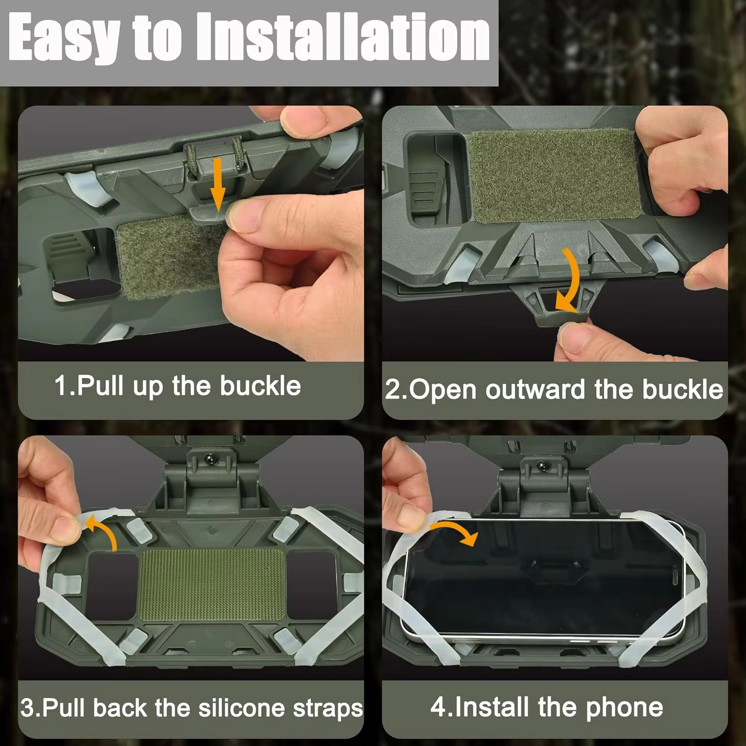 1x Tactical MOLLE Phone Holder