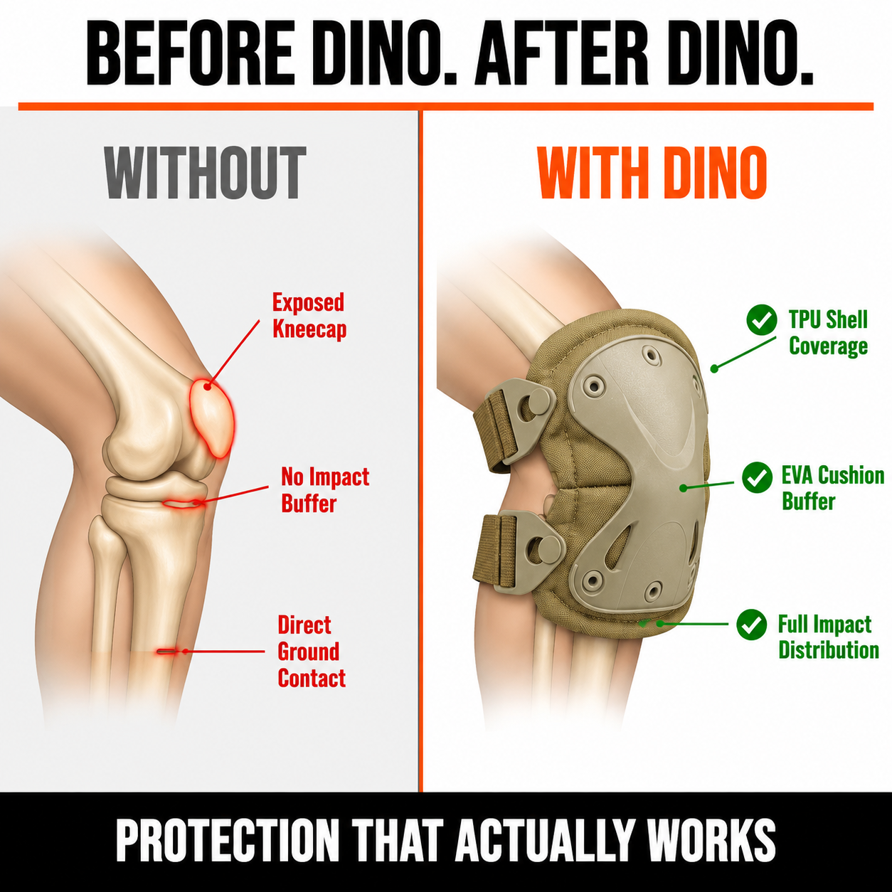 1x Tactical Knee