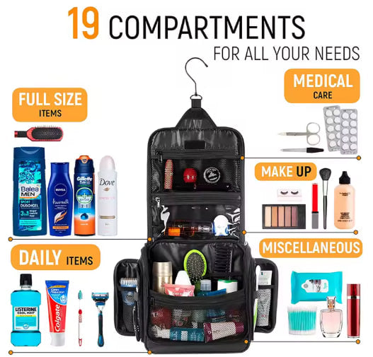 DINO TRAVEL TOILETRY BAG - LARGE DOPP KIT