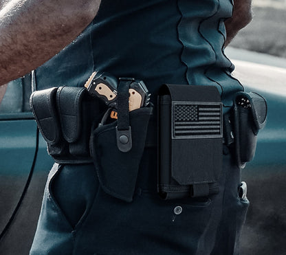 US Flag Molle Phone Holster