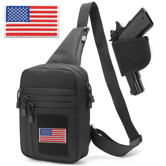 1 Raptor Sling Bag with flag gift