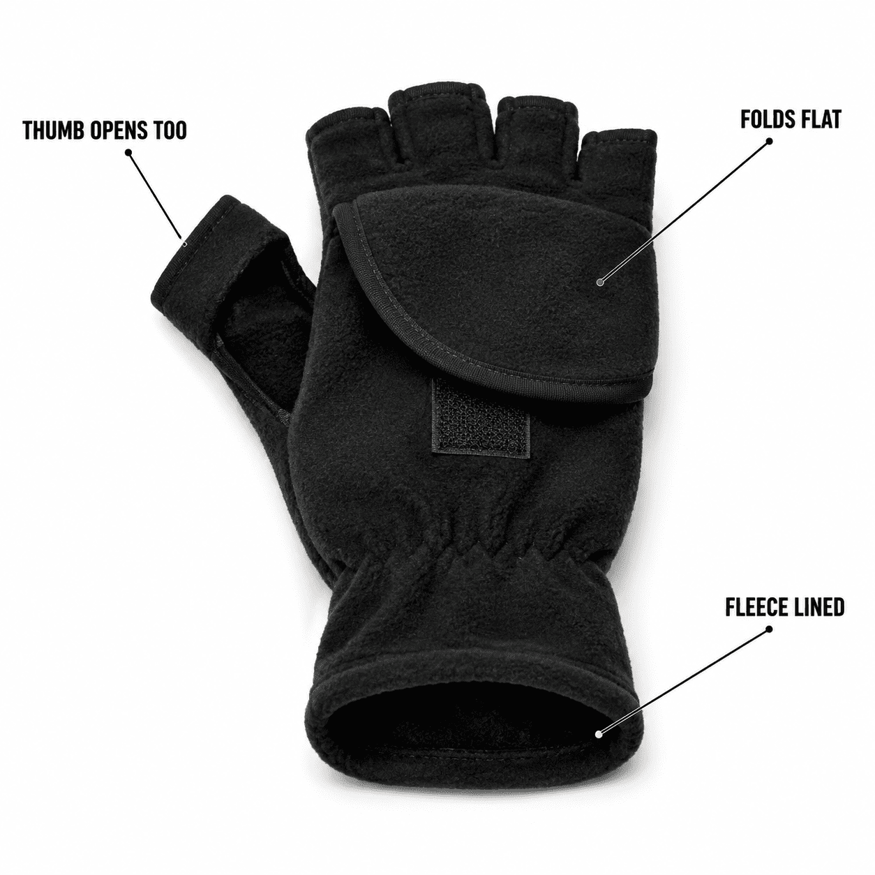 Grizzly Flip Mitts