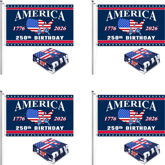 America 250th Birthday Flag